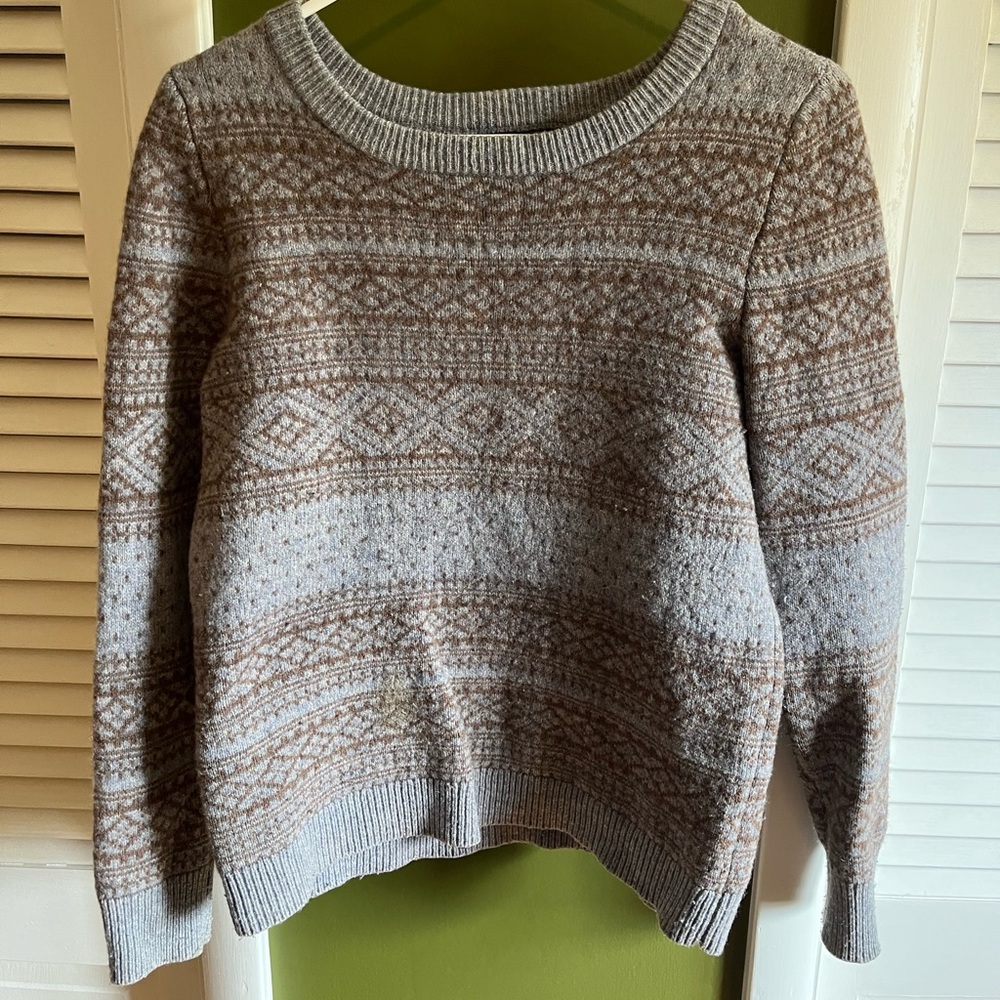 Levi's Brown and Gray wool Sweater
